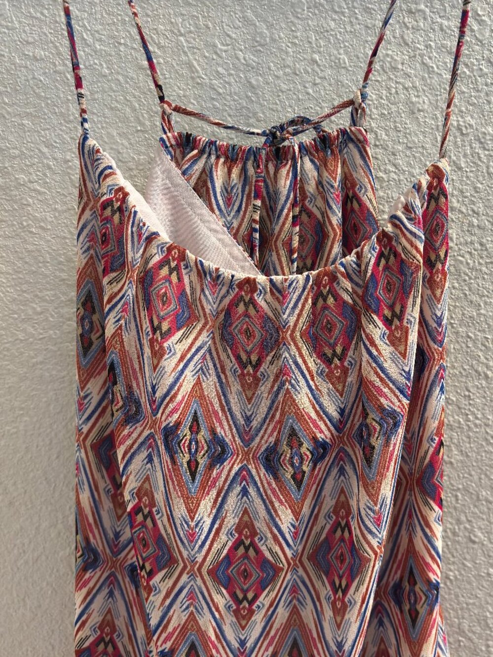 Banana Republic Tribal/Boho Spaghetti Strap Blouse-Size XS, fits like M/L